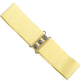 Cinturón de estiramiento Banned - Vintage Bond Light Yellow S