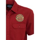 King Kerosin Vintage Worker Shirt - Garage Built Rouge