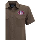 King Kerosin Vintage Worker Hemd - FTW Khaki