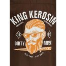 Chemise de travail vintage King Kerosin - Dirty Rider Brown