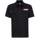 King Kerosin Vintage Worker Shirt - Faster & Louder Black