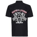 King Kerosin Vintage Worker Shirt - Faster & Louder Black XL