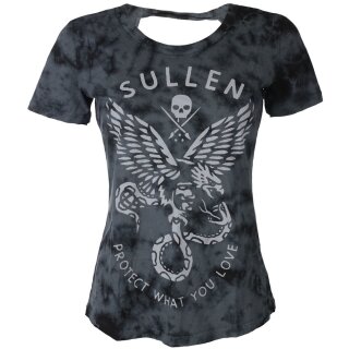 Sullen Clothing Rückenfreies T-Shirt - Engage Schwarz XS