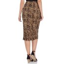 Voodoo Vixen High-Waist Pencil Skirt - Izzy Leopard
