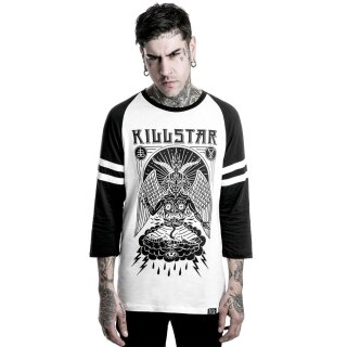 Killstar 3/4 manica raglan t-shirt - In Like Sin XXL