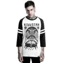 T-shirt raglan à manches 3/4 Killstar - In Like Sin XXL