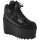 Zapatos de plataforma de terciopelo Killstar - Zapatillas de plataforma Mermad