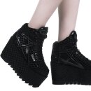 Killstar scarpe con plateau in velluto - Mermad Platform Sneakers 41