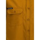Camisa de trabajador King Kerosin Vintage - Hot Rod Ochre Yellow S