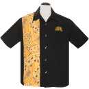 Sun Records di Steady Clothing Vintage Bowling Shirt - Music Note XS