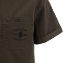 King Kerosin Vintage Worker Shirt - Ride Forever Olive 3XL