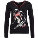 Queen Kerosin Langarm T-Shirt - Ski Fun XL