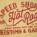T-shirt King Kerosin - Speed Shop CA Jaune XXL