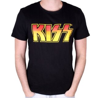 Camiseta Kiss - Color Logotipo S