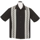 Abbigliamento Steady Vintage Bowling Shirt - Guayabera Estable Black
