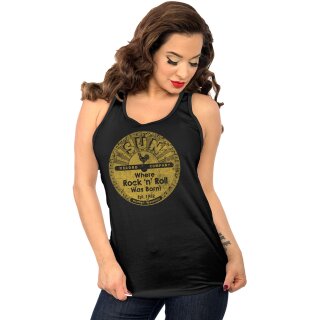 Sun Records by Steady Clothing Damen Tank Top - Distressed S