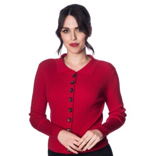 Dancing Days Cardigan - Rochelle Red