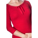 Dancing Days 3/4-Sleeve Top - Pretty Illusion Red