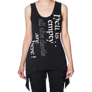 Banned Laceback Tank Top - Hell M