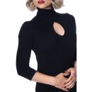 Dancing Days Vintage Ladies Sweater - Louise Black 4XL