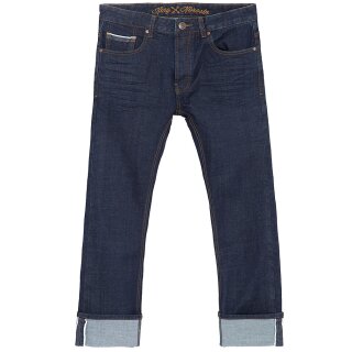 Pantaloni Jeans King Kerosin - Lavaggio con cimosa a risciacquo W30 / L32