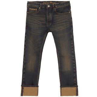 King Kerosin Jeans Trousers - Selvedge Tint Wash