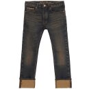 Pantaloni Jeans King Kerosin - Lavaggio con cimosa tinta W30 / L34