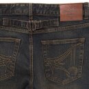 Pantaloni Jeans King Kerosin - Lavaggio con cimosa tinta W40 / L34