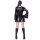 Banned Faux Leather Mini Dress - Minimal Goth XS