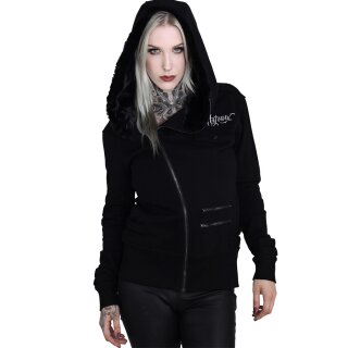 Chaqueta con capucha para mujer Hyraw - Back2Capucha negra XS