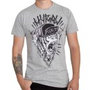 T-Shirt Hyraw - Gris Singe Hardcore L