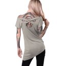Camiseta sin hombros para mujer Hyraw - Kingdom XL