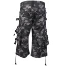 Black Pistol Shorts - Army Short Pants Camouflage 28
