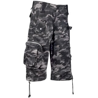 Short Black Pistol - Pantalon Court Army Camouflage 32