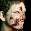 Uscita-Skin ferita lattice naturale - zombie fronte Harry