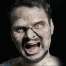 Exit-Skin ferita di lattice naturale - zombie fronte Fred
