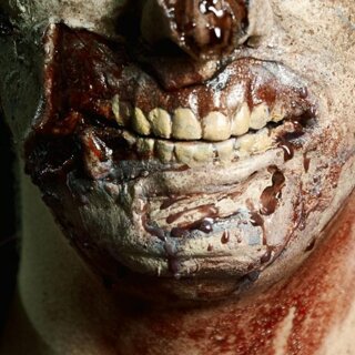 Exit-Skin herida de látex natural - Boca de zombi Harvey
