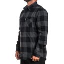 Sullen Clothing Flannel Shirt - Checks Black-Grey S