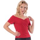 Steady Clothing Carmen Top - Betty Red L