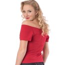 Steady Clothing Carmen Top - Betty Red L