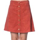 Banned la minifalda de cordón retro - Erica Blood Orange XS