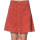 Banned Retro Cord Mini Skirt - Erica Blood Orange XS