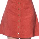 Mini-jupe en cordon rétro Banned - Erica Blood Orange XL