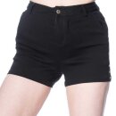 Banned Alternative Denim Shorts - Stud XS