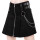 Killstar Pleated Mini Skirt - Nancy Black L