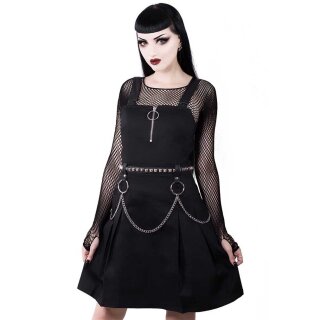 Killstar Pinafore Dress - Regan Black L