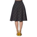 Banned Retro Tartan Skirt - Claire 3XL
