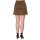 Banned Retro Mini Skirt - Bella Houndstooth Ochre XS