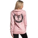 Sullen Clothing Zip Hoodie - Badge Of Honor Light Pink XXL