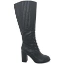 Banned Retro Vintage High Boots - Roscoe Black